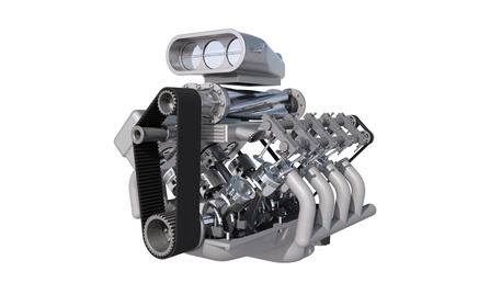 v8 kompressor motor